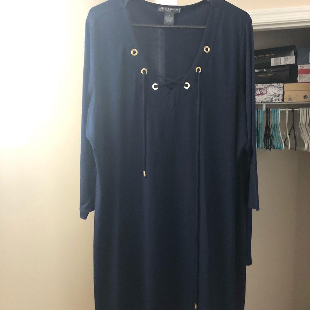 Navy blue dress